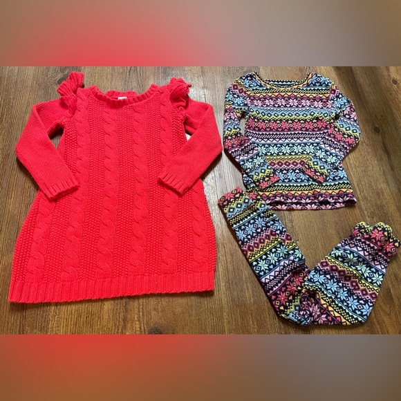 Christmas Dress and Pajamas - Picture 1 of 5